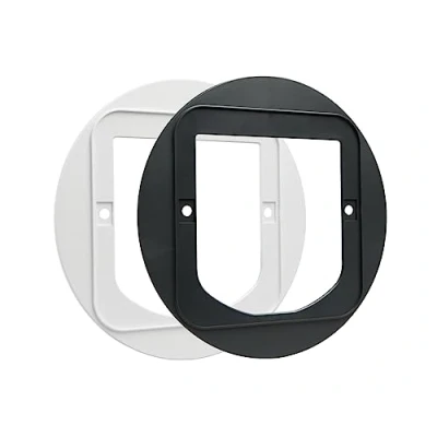 Image of Cat Flap Mounting Adaptor Grey/White