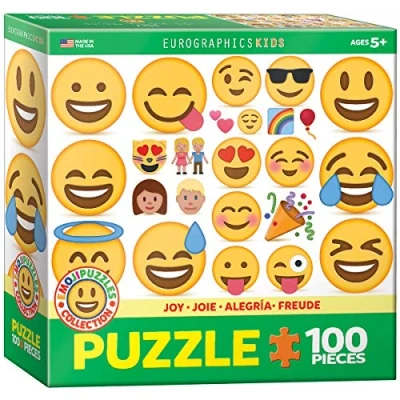 Image of Eurographics &quot;Emoji Joy Puzzle (100 Piece, Multi Colour)