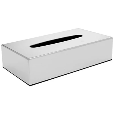 Image of Stalwart CF121 Rectangular Tissue Holder, Colour: Chrome