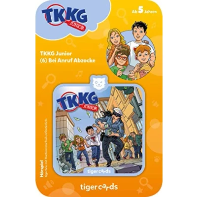 Image of tigermedia tigercard TKKG Junior Episode 6 When Calling, Detective Voltage, Children&#039;s Tigerbox, Audio Player, Players, Books, S