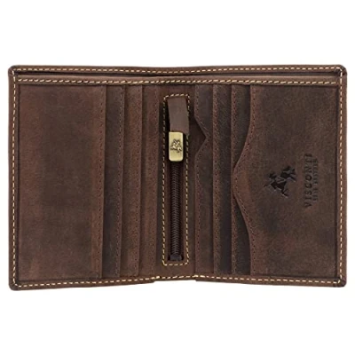 Image of Hunter Brown Wallet Arrow with 5 Card Slips