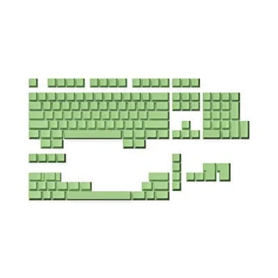Image of Ranked Blank Premium Keycap Set 1.4 mm Thick PBT Cherry Profile for Mechanical Keyboard (Pistacchio, 139 Keys)