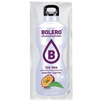 Image of Bolero Advanced Hydration Sugar Free Instant Drink (Passion Fruit Iced Tea ) 9g x 12 sachets