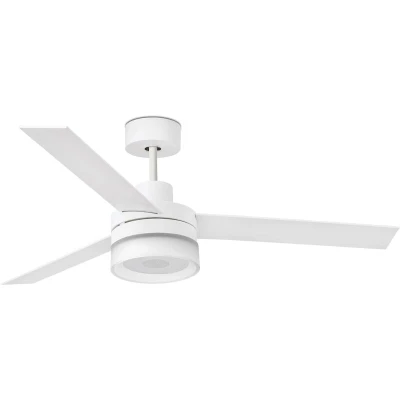 Image of Ice LED Large Bluetooth Ceiling Fan White, Maple