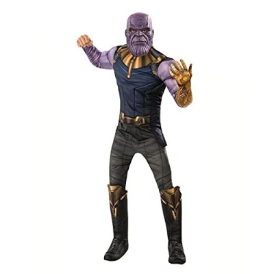 Image of Rubie&#039;s 821001STD MARVEL INFINITY WAR Thanos Deluxe Movie Costume, Men, Multi Colour, STD