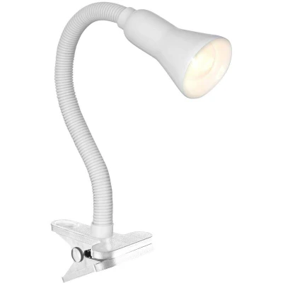Image of Searchlight Lighting Search Light Eu Desk Partners 1 Clip On Lamp White, E14