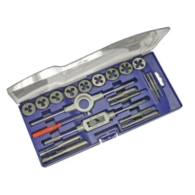 Image of Faithfull FAITAPDSET21 Metric Tap and Die Set in Carbon Steel (21 Pieces)
