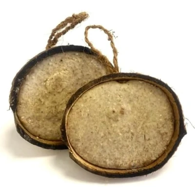 Image of *NEW* Premium Suet Filled Coconut Halves x10 Wild Bird Food