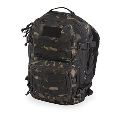 Image of HIGHLAND Tactical Men&#039;s Major Backpacks, Black Urban Camo, OneSize