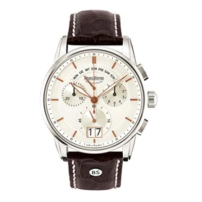 Image of Bruno Söhnle Men&#039;s Chronograph Watch with Leather Strap 17 13117 245