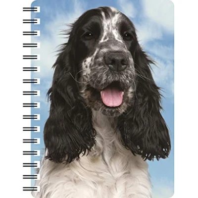 Image of Faithful Friends collecables Blue Roan Cocker Spaniel 3D notebook