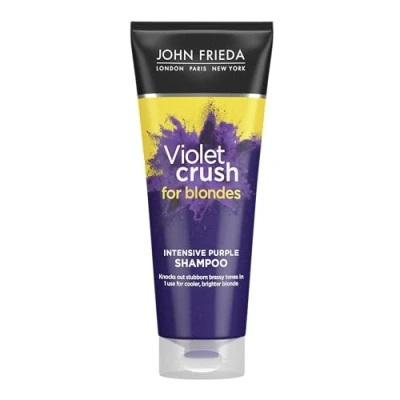 Image of John Frieda Violet Crush Intensive Purple Shampoo For Blonde Hair, 250ml