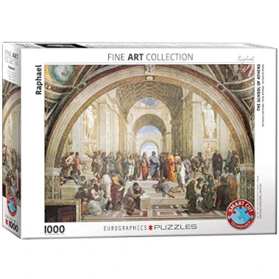 Image of Eurographics 6000 4141 School of Athens by Raphael Puzzle, Various, 48 x 68 cm