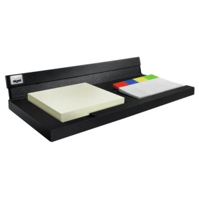 Image of SIGEL SA533 Memocenter, imitation leather, 20 x 10 cm, Black
