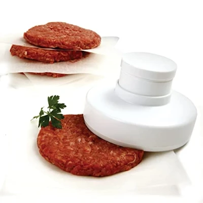 Image of Norpro Hamburger Press, White