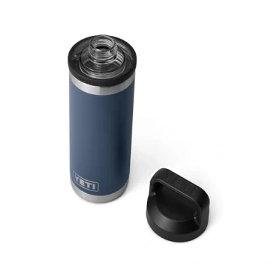 Image of YETI Rambler Bottle Chug, Vaccum Insulated Stainless Steel with Chug Cap, Navy, 18 oz (532 ml)