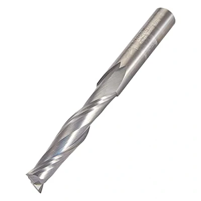 Image of Trend CNC Two Flute Up Cut Spiral Router Cutter, 10mm Shank, Diameter &amp; 52mm Length, Solid Tungsten Carbide, CNC/017X10STC