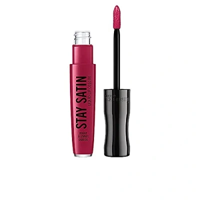 Image of Rimmel London Stay Satin Liquid Lipstick, Rad, 5.5 ml
