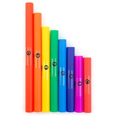 Image of Tuned Percussion Tube Set C Major Diatonic Scale Set, 8 Notes by Mad About