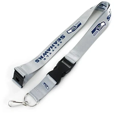 Image of Aminco NFL Seattle Seahawks Team Lanyard Gray