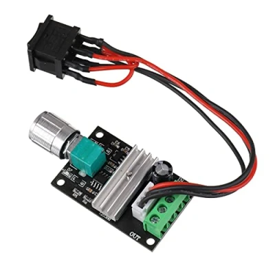 Image of BOJACK 6V 12V 24V 28V 3A 80W DC Motor Speed Controller (PWM) Adjustable Reversible Switch 1203BB Driver Reversing
