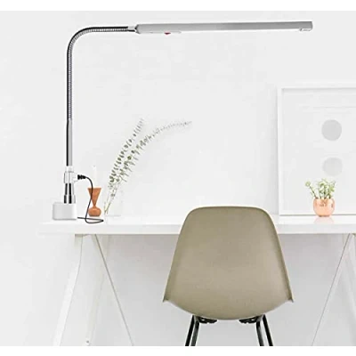 Image of Apex New Professional Ultra Bright Energy Efficient 12W LED Adjustable Swing Arm Naill Beauty Salon Office Workshop Table Lamp (for Manicure, Pedicure, Tatoo, Beauty, Reading)