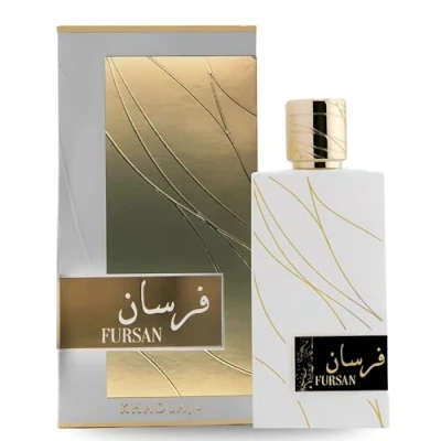 Image of Khadlaj Fursan White 100ml EDP Perfume Spray Jasmine Coconut Vanilla Powder