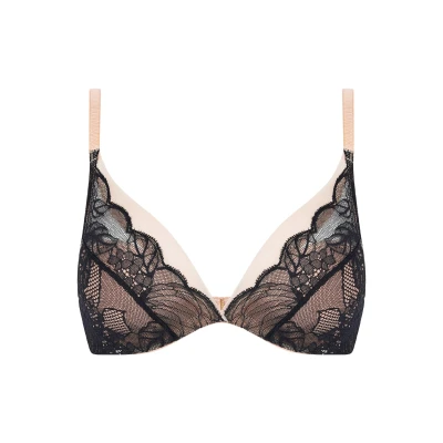 Image of Chantelle Midnight Flowers BRA Triangle bra, Women&#039;s, Size: 34C, Black