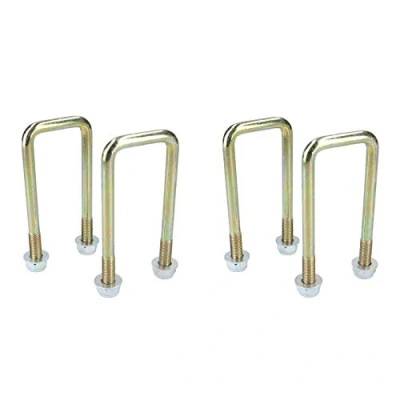 Image of 4 Pack M10 40mm x 110mm U Bolt N for Trailers with Nuts HIGH TENSILE