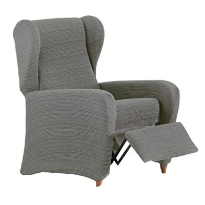Image of Eysa Aquiles Bi Elastic Relax Sofa Cover Colour 06 grey, Polyester Cotton, 37 x 29 5 cm