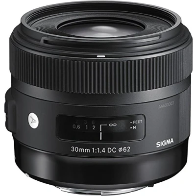 Image of Sigma 301306 30mm f/1.4 DC HSM Fit Lens for Nikon, Black