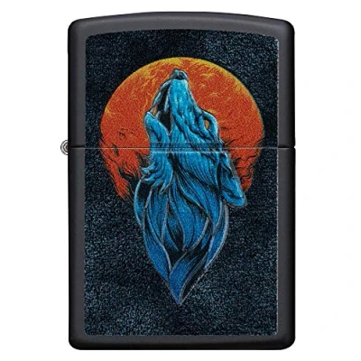 Image of Zippo Lighter, Metal, Black Matte, Normal