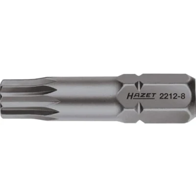 Image of HAZET 2212 8 32 mm M8 Internal Serration Profile XZN Bit Multi Colour