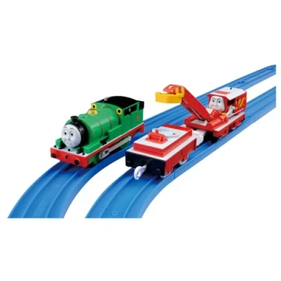 Image of TAKARA TOMY Locomotive Thomas TS 17 Plarail Percy &amp; Rocky