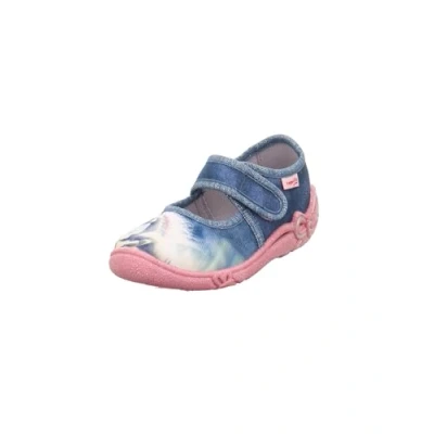Image of Superfit Girl&#039;s BELINDA Hausschuhe, BLAU/ROSA 8050