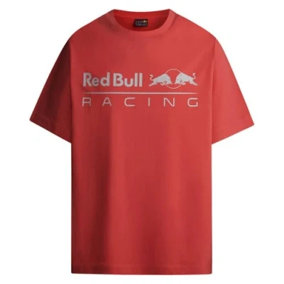 Image of red Bull Racing x Pepe Jeans LOGO Driver TEE Print Tshirt, Size: Medium, Mars