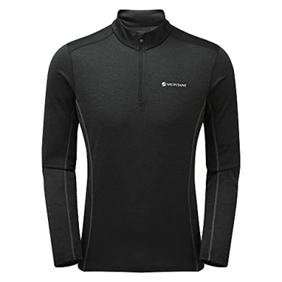 Image of Men&#039;s Dart Zip Neck Long Sleeve T Shirt