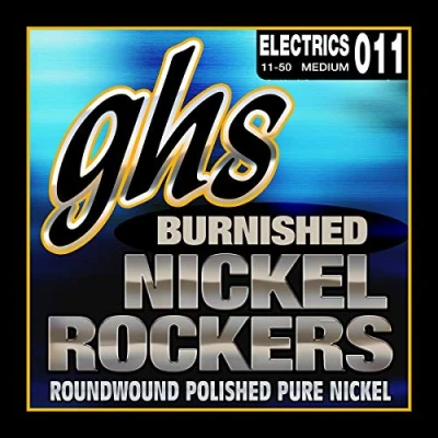 Image of GHS BNRM 11 50 Medium Burnished Nickel Rocker Guitar String Set