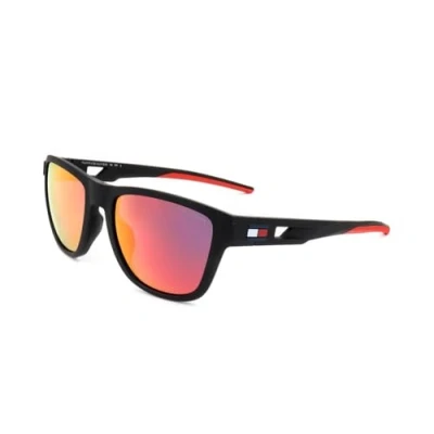 Image of Sunglasses Tommy hilfiger Th 1951/s col. blx/mi Man Square Matte black