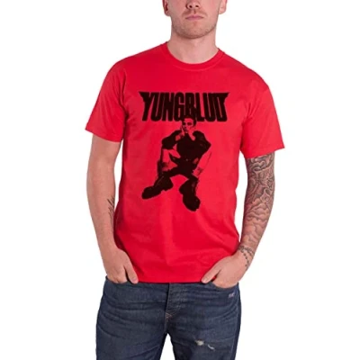 Image of Yungblud T Shirt R U OK Logo Official Mens Red XXL