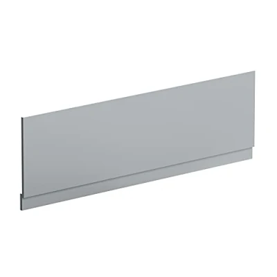 Image of Hudson Reed Matt Grey Bath Panel 1800mm Side MDF MOF278