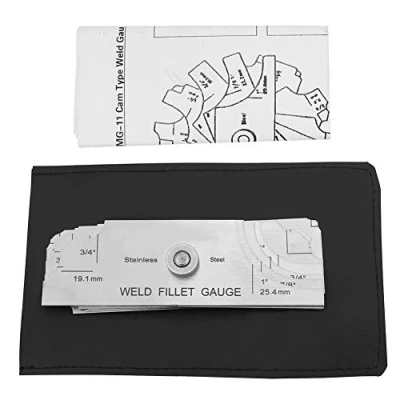 Image of Fillet Weld Set Gage Welding Gauge Welder Inspection Ulnar Tools Both Inch and Metric