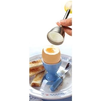 Image of Eddingtons Clacker The No Mess Egg Topper, Stainless Steel, One Size