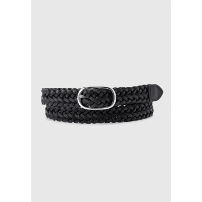 Image of Levi&#039;s Charlie Braid BELT Belt, Women&#039;s, Size: 36, Caviar