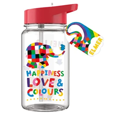 Image of ELMER the Elephant Children&#039;s Water Bottle