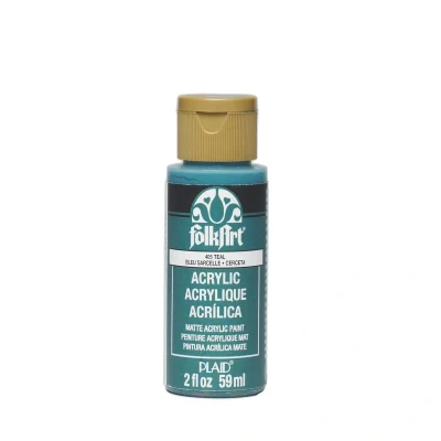 Image of Folk Art Acrylic Paint, Teal, 2 oz