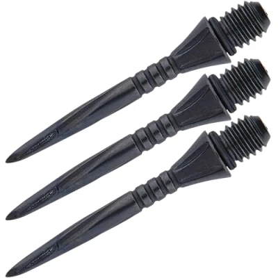 Image of Unicorn Swytch Volute Converta Darts Points Steel with Titanium Coating Black 27 mm Pack of 3