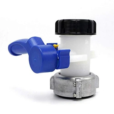 Image of IBC Tote Tank Butterfly Valve Drain Adapter DN80 Inner Dia 75mm / 62mm Hose Fittings Connector Parts Garden Tap Outlet Fitting