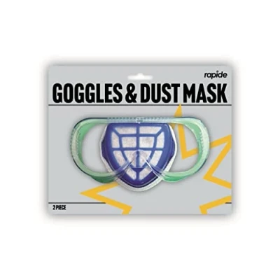 Image of Classic Signature Goggle &amp; Dust mask Set with super tough plastic lenses