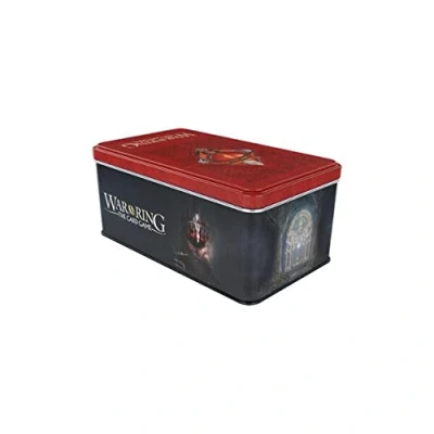 Image of Ares Games War of The Ring: Card Box and Sleeves (Shadow Edition), Red